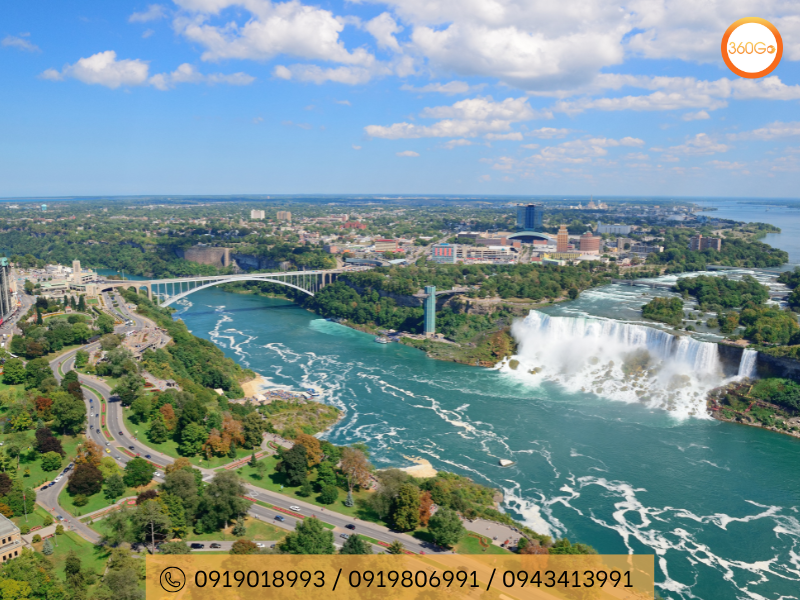 Thác Niagara dòng nước chảy không bao giờ ngừng - Du lịch 360Go 